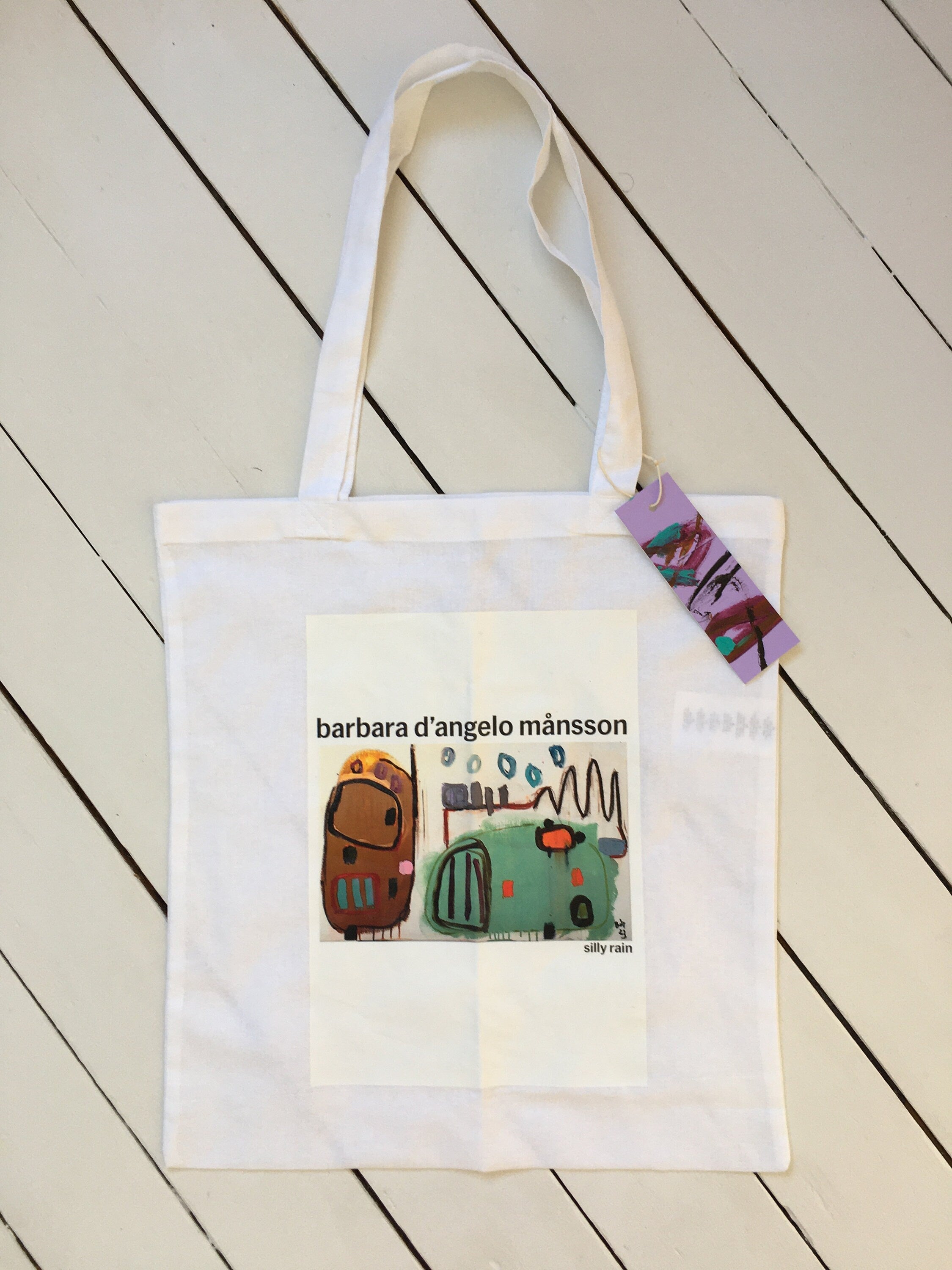 Signature tote bag” Silly Rain“