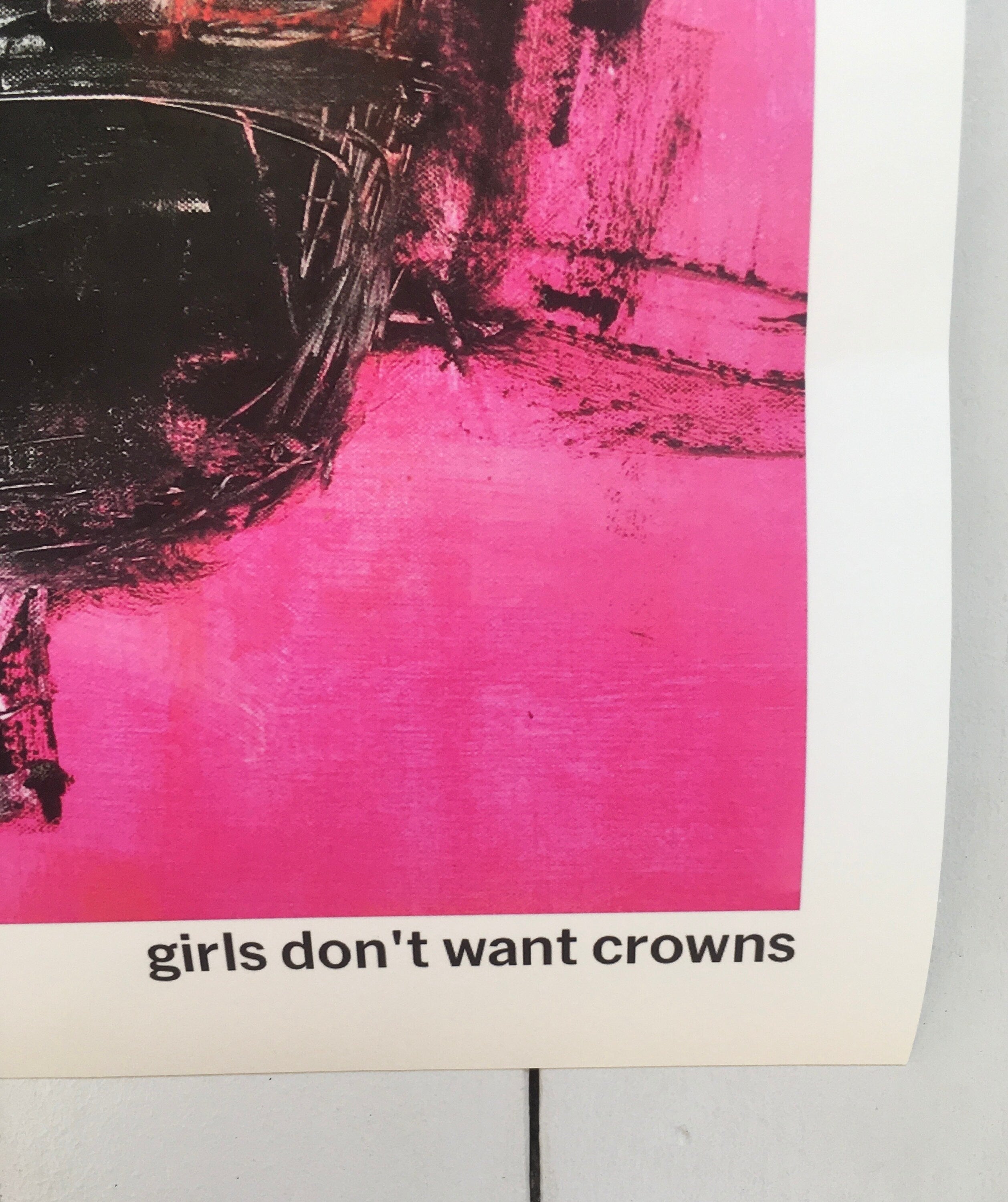Art Print “Girls Don’t Want Crowns”
