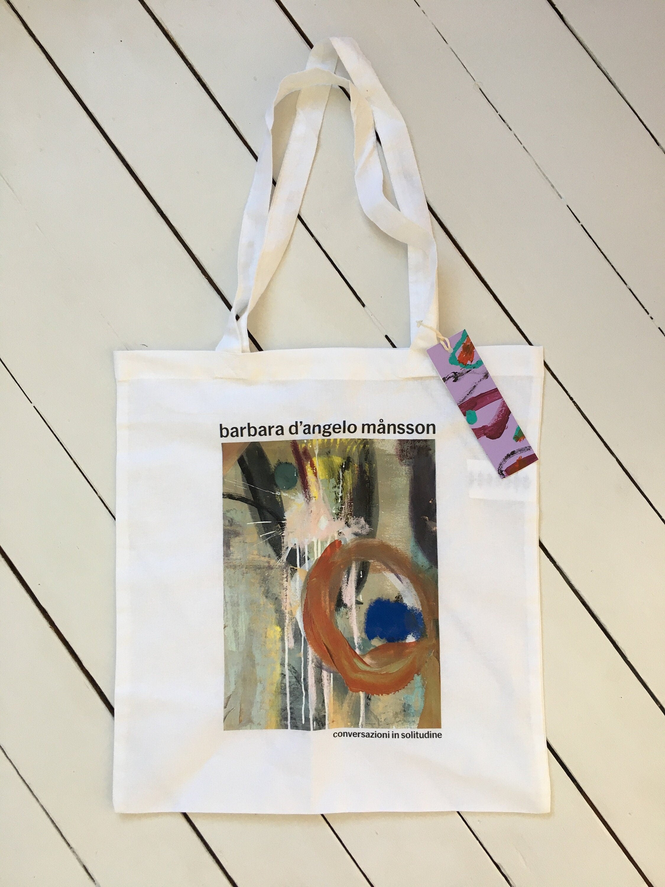 Signature  tote  bag” Conversazioni in Solitudine “
