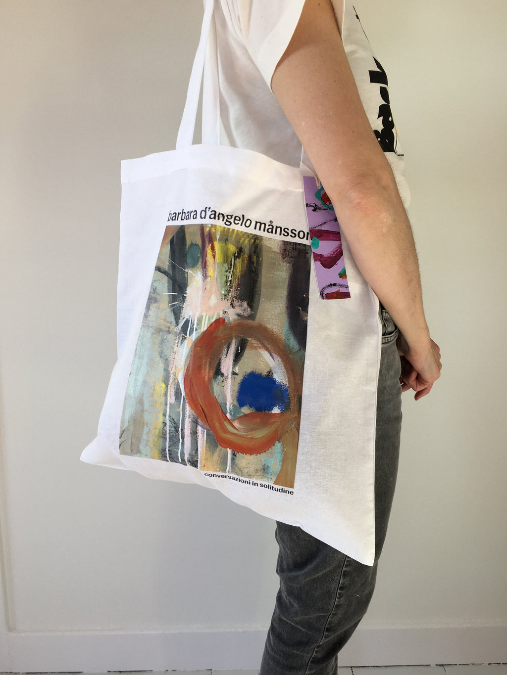 Signature  tote  bag” Conversazioni in Solitudine “