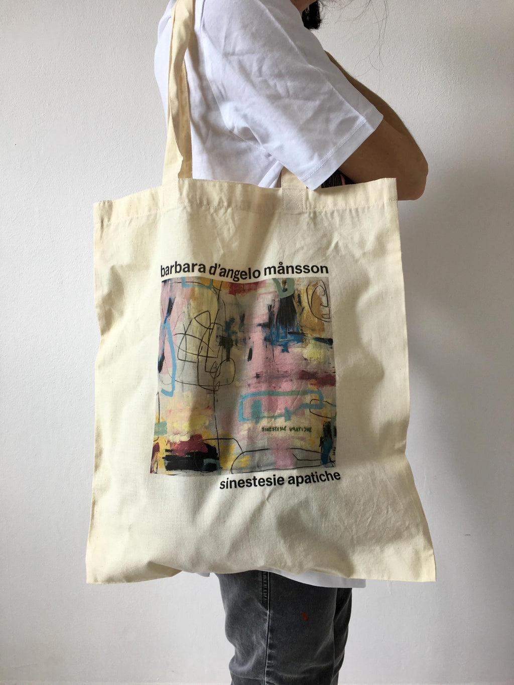 Organic Cotton Signature Tote Bag 'Sinestesie Apatiche'