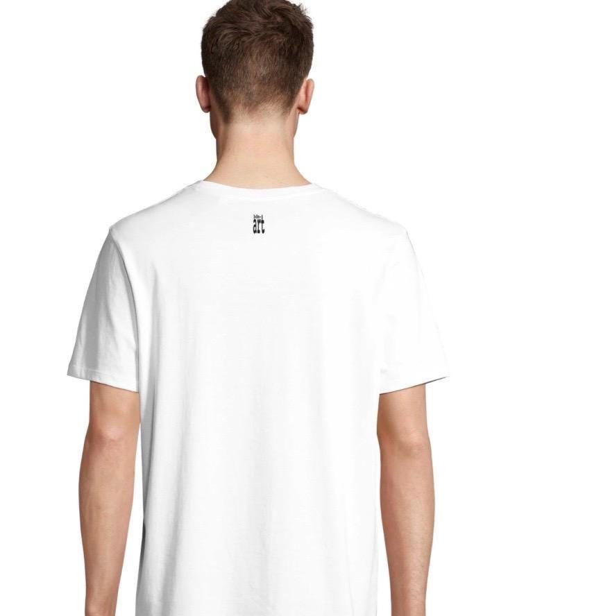Organic Cotton Signature T-Shirt: "Sinestesie Apatiche" Size M
