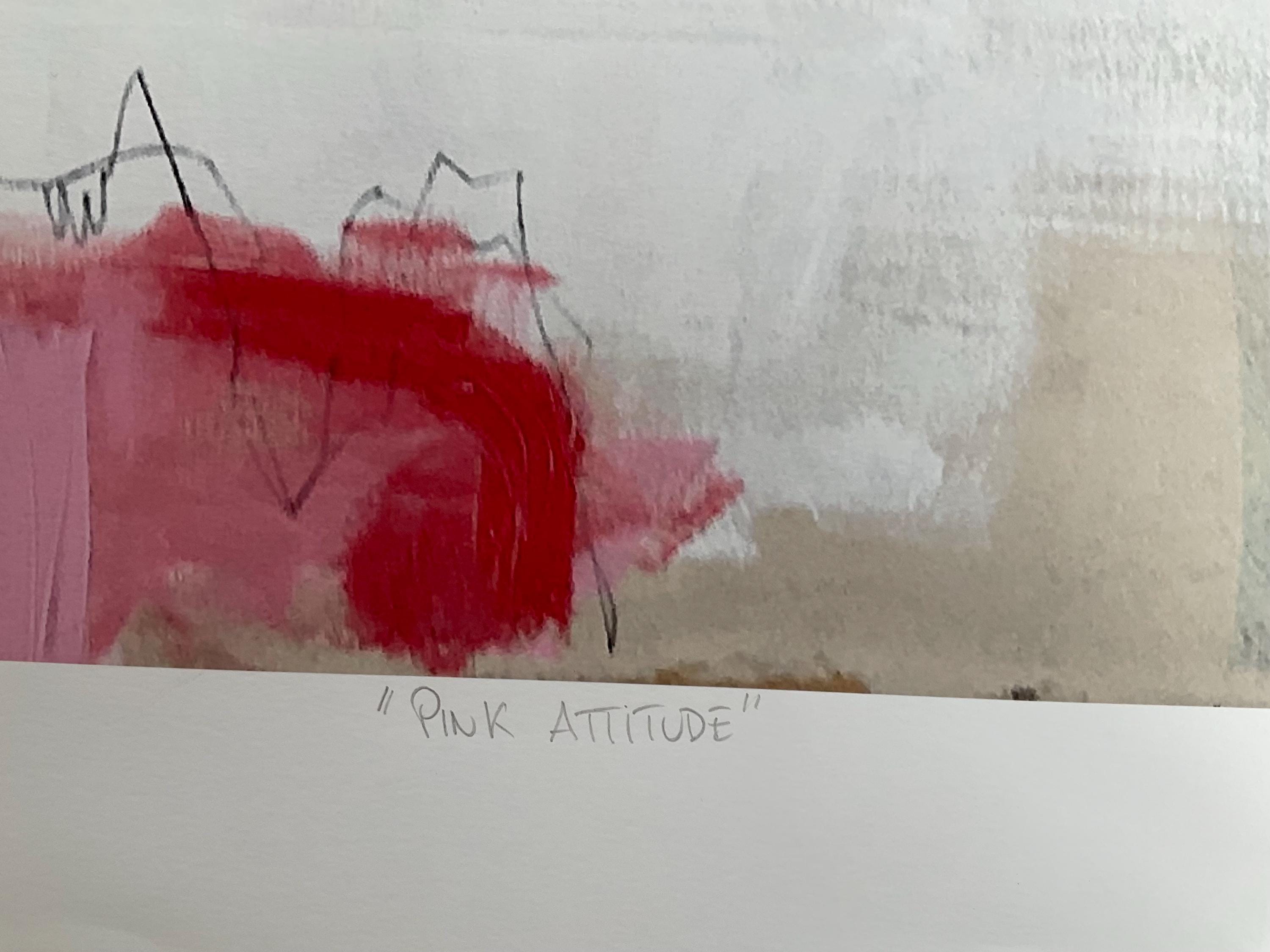 “Pink Attitude”  Limited Edition Art Print A2