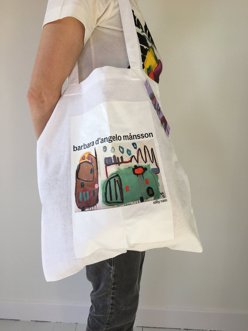 Signature tote bag” Silly Rain“