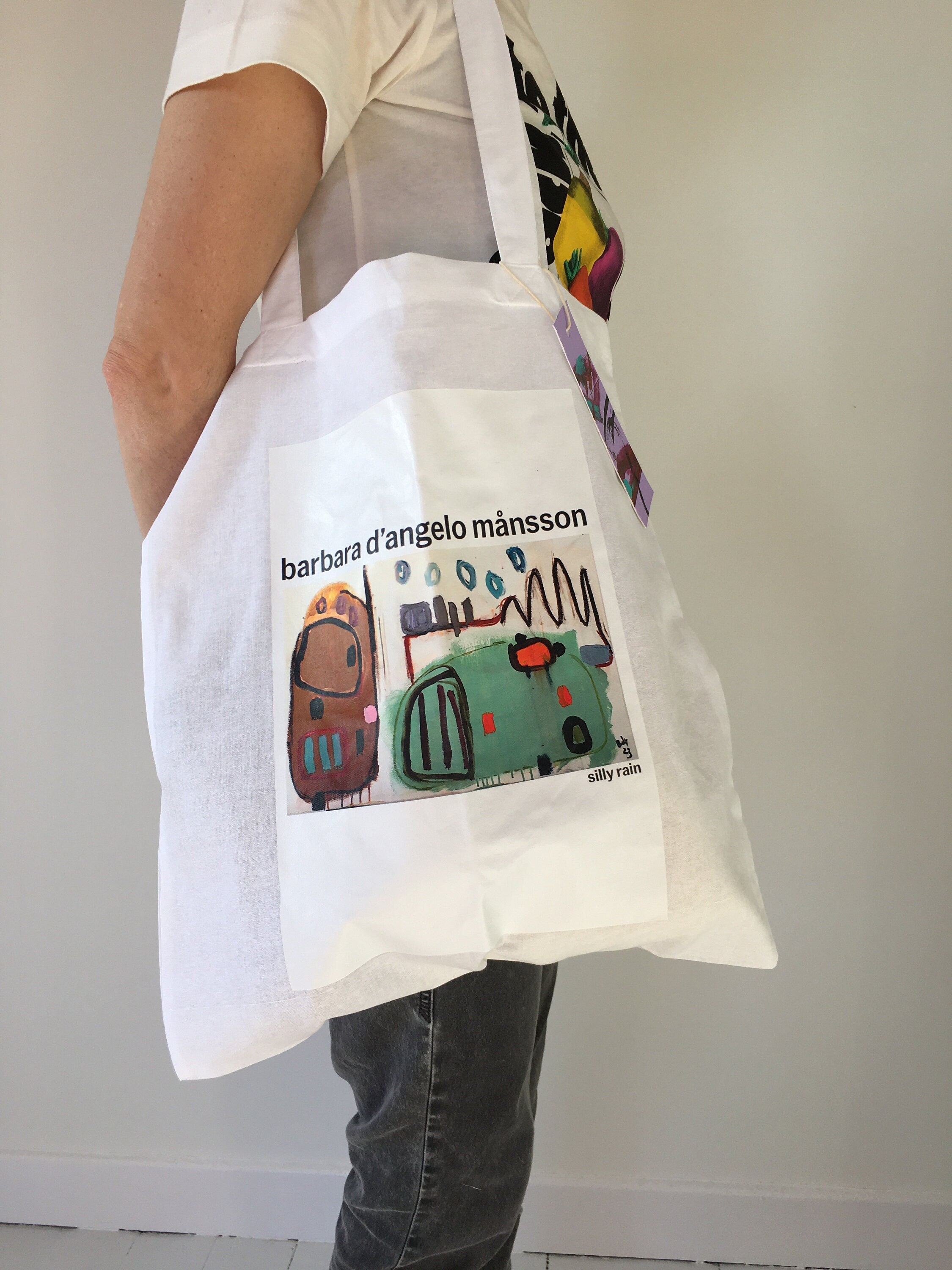 Signature tote bag” Silly Rain“